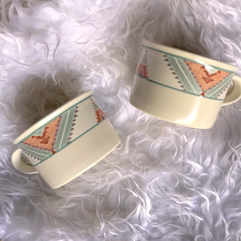 💖keeping💖Vintage mikasa Santa Fe mugs - Picture 1 of 5